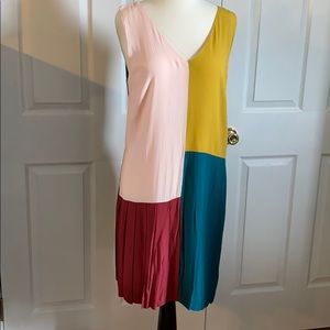 Color block slip dress US Size 10
